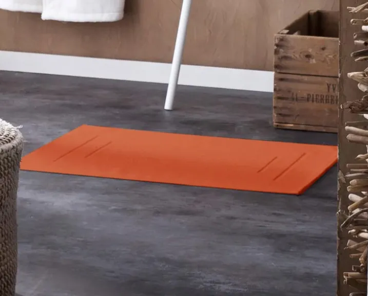 Tapis de Bain Uni et Coloré