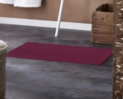Tapis de Bain Uni et Coloré