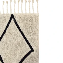 Tapis de couloir lavable bereber beige