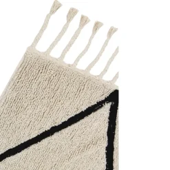 Tapis de couloir lavable bereber beige