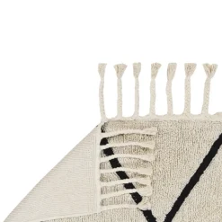 Tapis de couloir lavable bereber beige