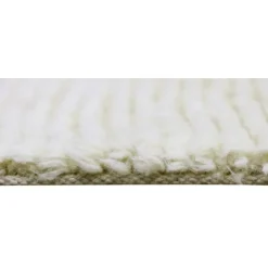 Tapis de couloir lavable en laine koa grès