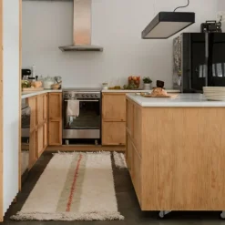 Tapis de couloir lavable et réversible sauge duo