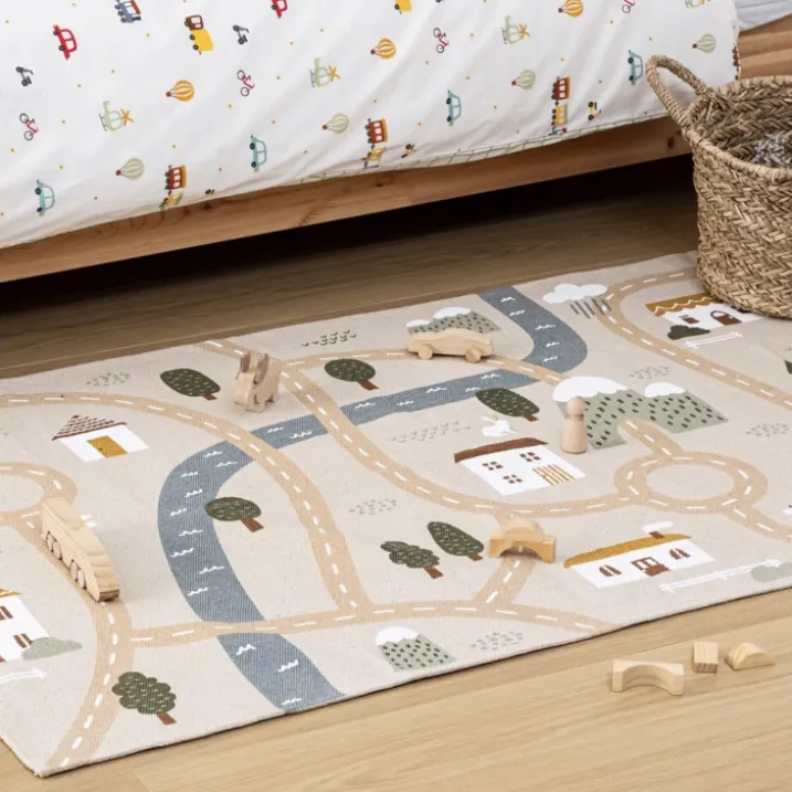 Tapis de jeux route enfant