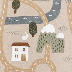 Tapis de jeux route enfant