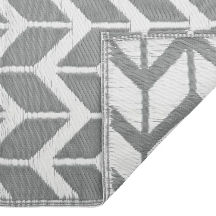 Tapis d’extérieur rectangulaire réversible motif chevrons