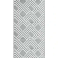 Tapis d’extérieur réversible motif graphique
