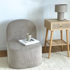 Tapis en coton tissé main avec franges