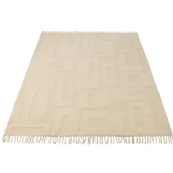 Tapis en laine motif abstrait
