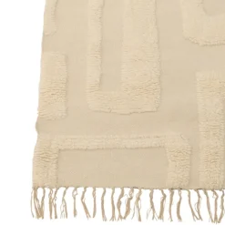 Tapis en laine motif abstrait