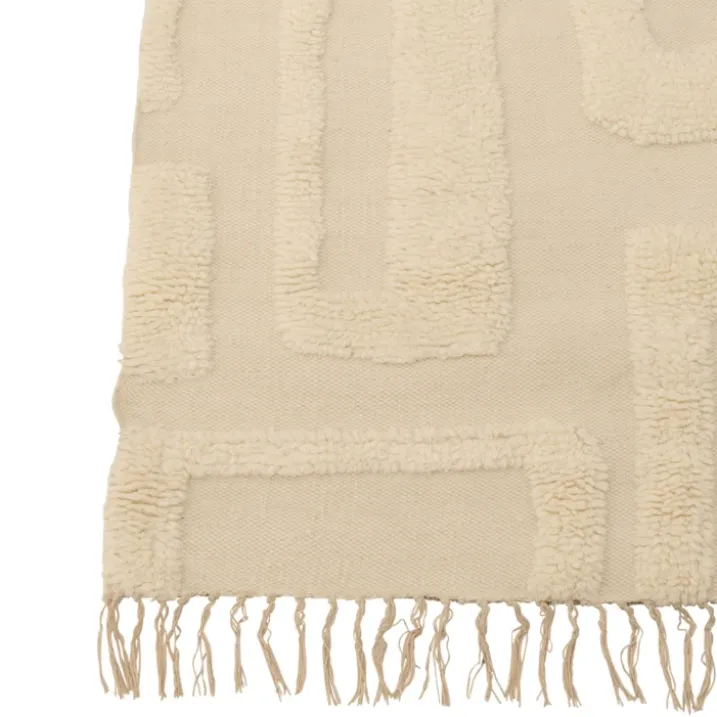 Tapis en laine motif abstrait