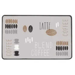 Tapis en mousse de vinyle motif grain de café