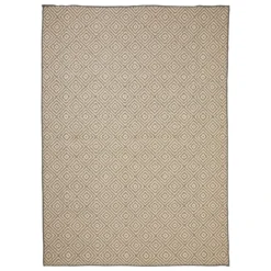 Tapis extérieur déperlant et antidérapant motif géométrique