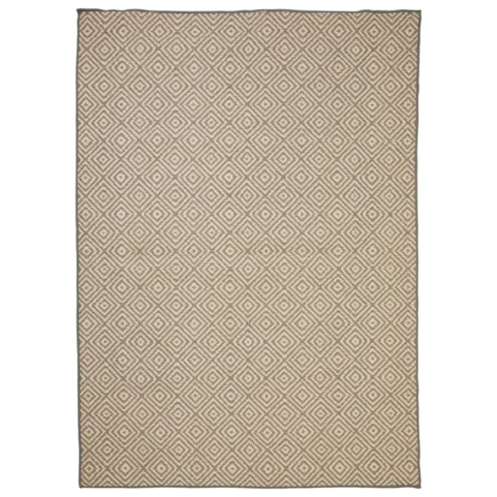 Tapis extérieur déperlant et antidérapant motif géométrique