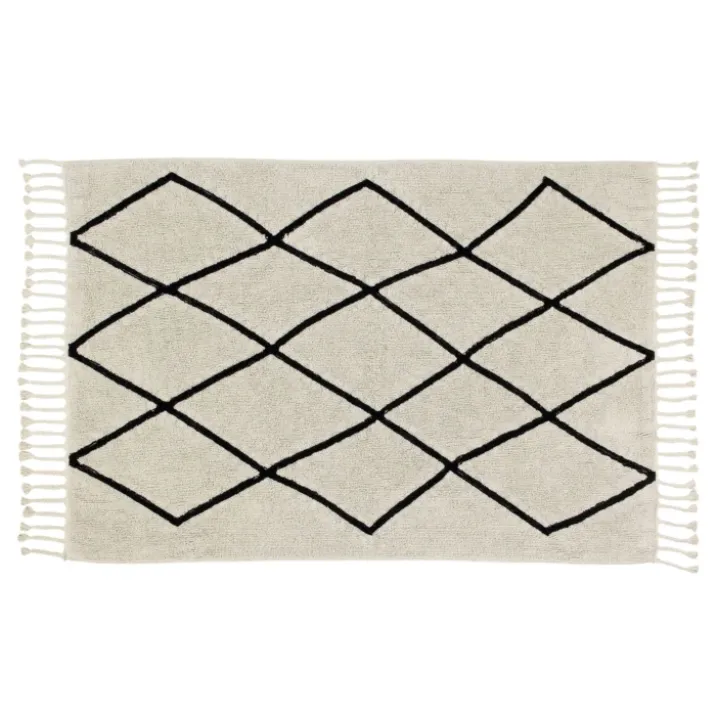 Tapis lavable bereber beige