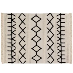 Tapis lavable bereber toile