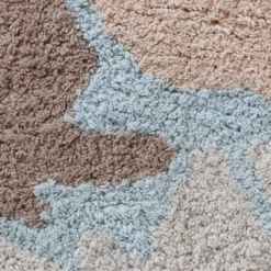 Tapis lavable carte vintage
