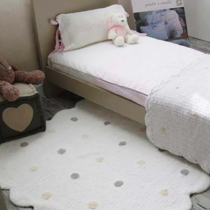 Tapis lavable en forme de biscuit