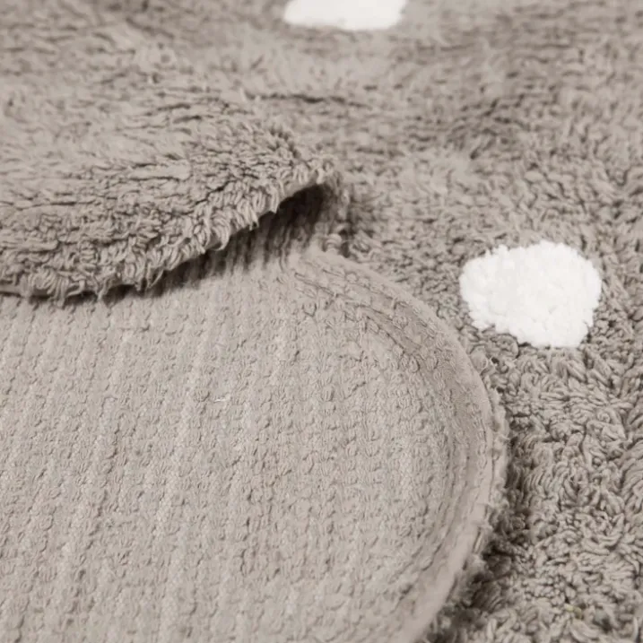 Tapis lavable en forme de biscuit