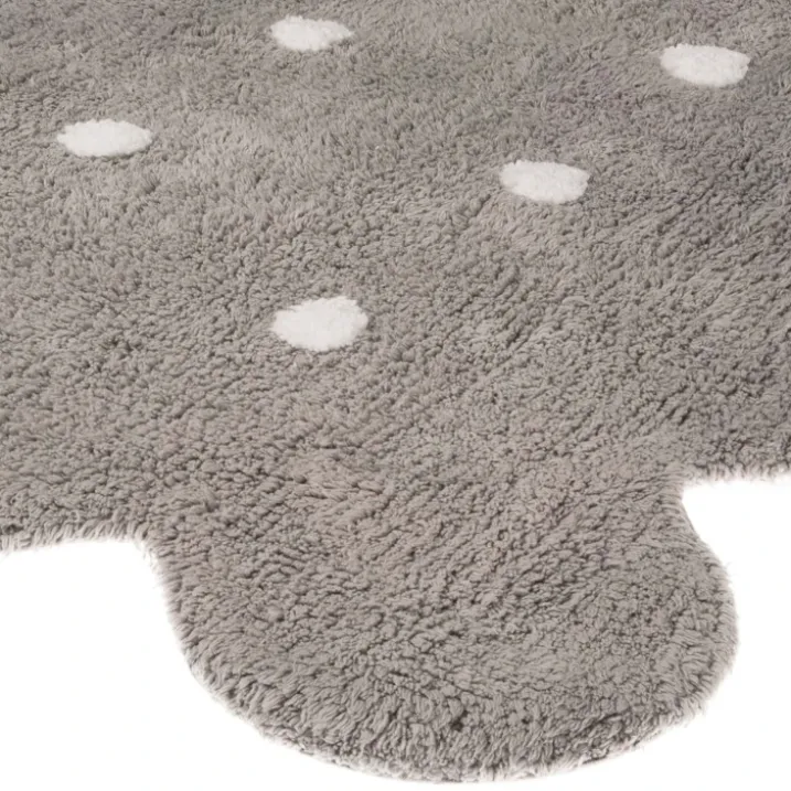 Tapis lavable en forme de biscuit