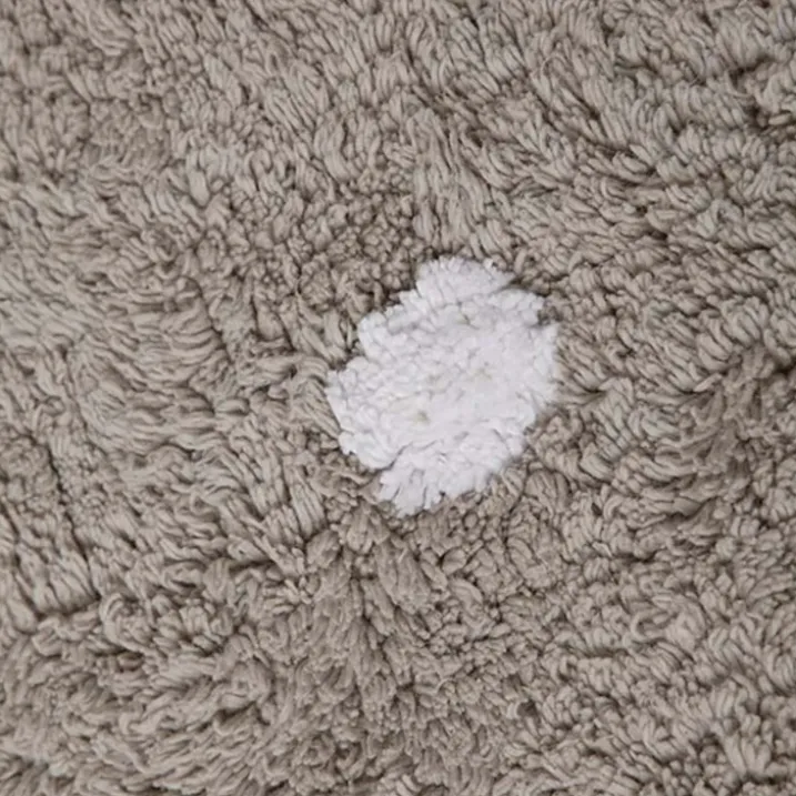 Tapis lavable en forme de biscuit