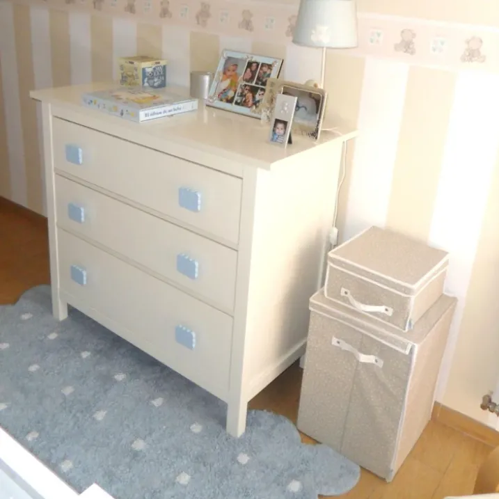 Tapis lavable en forme de biscuit