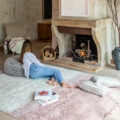 Tapis lavable en laine bruits d'été