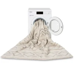Tapis lavable en laine lakota day