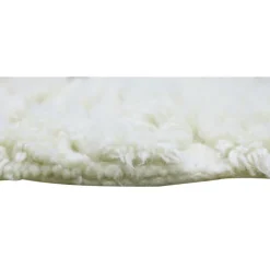 Tapis lavable en laine mouton au nez rose