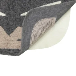 Tapis lavable en laine super héros