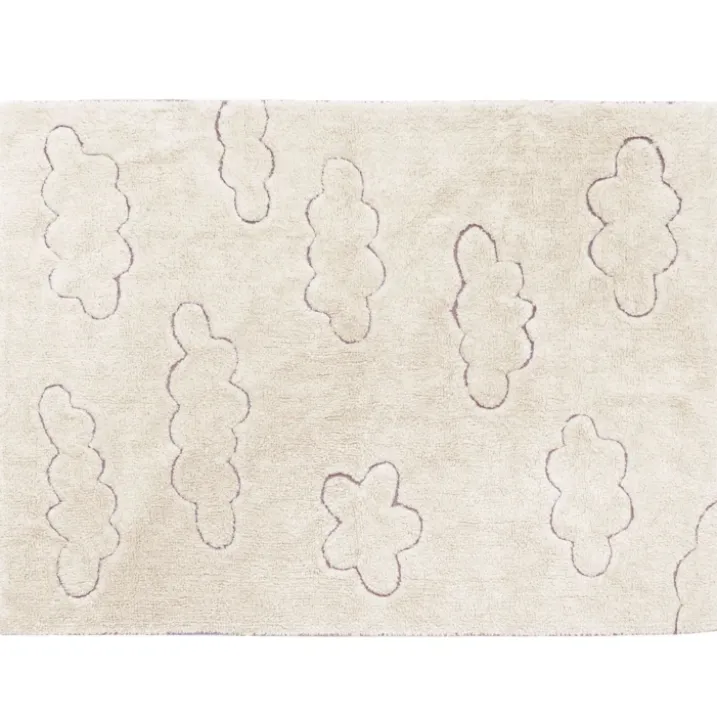 Tapis lavable rugcycled clouds