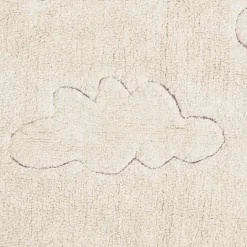 Tapis lavable rugcycled clouds
