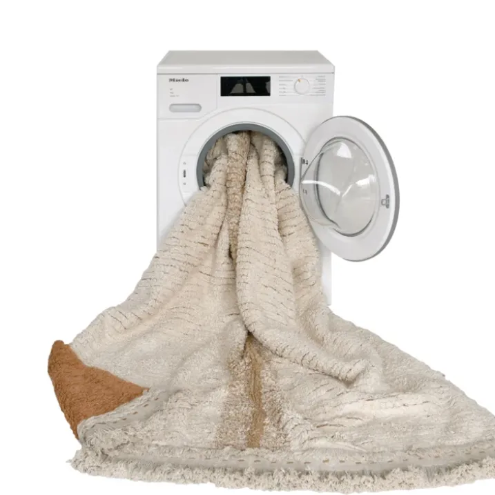 Tapis lavable réversible caramel duo