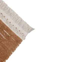 Tapis lavable réversible caramel duo
