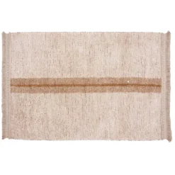 Tapis lavable réversible caramel duo