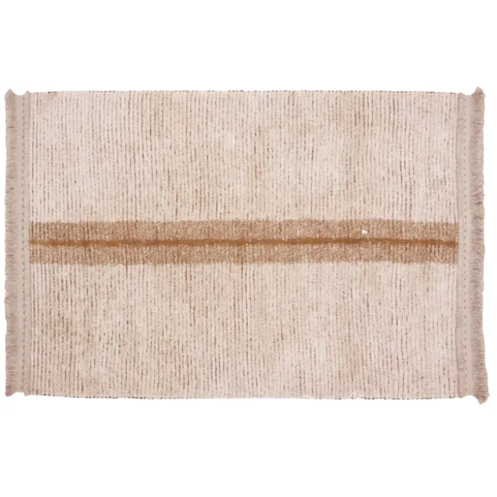 Tapis lavable réversible caramel duo