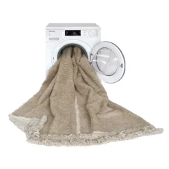Tapis lavable réversible sauge duo