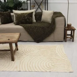 Tapis relief circle courbe