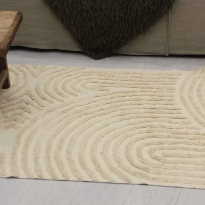 Tapis relief circle courbe