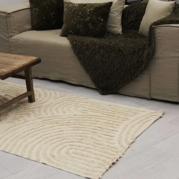Tapis relief circle courbe