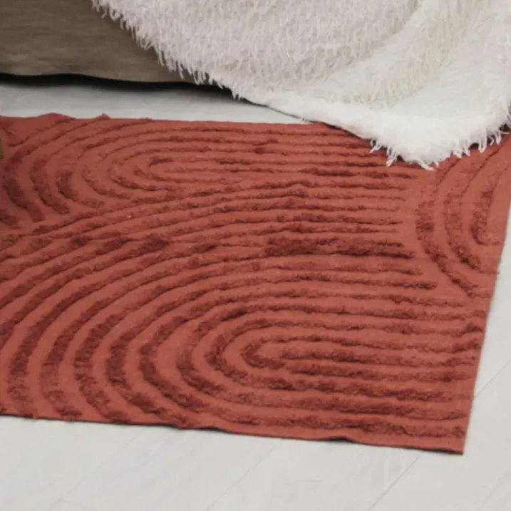 Tapis relief circle courbe