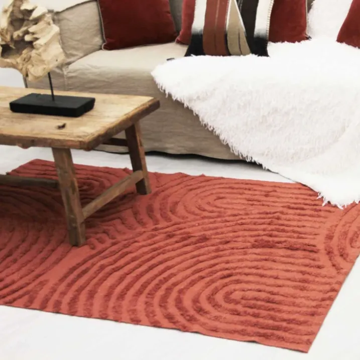 Tapis relief circle courbe