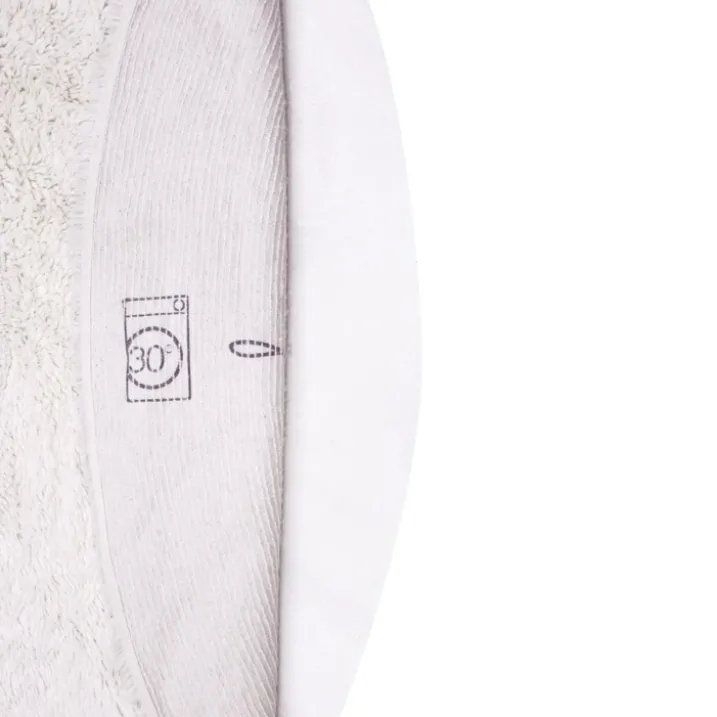 Tapis rond lavable en laine cercle arctique