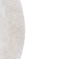Tapis rond lavable en laine cercle arctique
