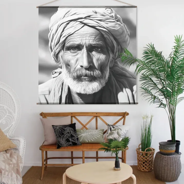 Toile murale VIEIL HOMME