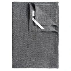Torchon de cuisine en coton motif chevrons tissés