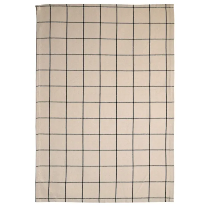 Torchon de cuisine en coton à motif carreaux