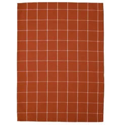Torchon de cuisine en coton à motif carreaux