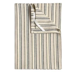 Torchon de cuisine rayures fines en coton