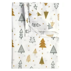 Torchons de cuisine motifs sapins en coton